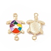 Alloy Enamel Connector Charms FIND-C019-55KCG-1