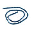 Electroplated Synthetic Non-magnetic Hematite Beads Strands G-K361-A03-01-2