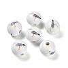Natural Wood European Beads WOOD-S059-01A-1