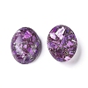 Synthetic Silver Line Charoite Cabochons G-D0006-G01-08-2