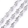 Tarnish Resistant 304 Stainless Steel Link Chains STAS-P219-74-1