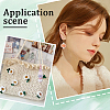 96Pcs 12 Colors Velvet Imitation Rabbit Fur European Beads FIND-SC0013-79-4