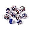 Handmade Millefiori Glass Rondelle Beads LA-N002-11A-1