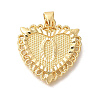 Rack Plating Brass Pendants KK-I722-09G-O-1