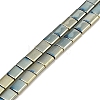 Electroplated Non-magnetic Synthetic Hematite Beads Strands G-G089-B02-18-1