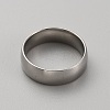 201 Stainless Steel Simple Plain Band Ring for Women RJEW-WH0015-01B-2