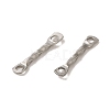 304 Stainless Steel Connector Charms STAS-Q323-02A-P-2