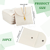 Square Velvet Jewelry Package Bags ABAG-WH0035-055C-03-2