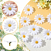 100Pcs Cloth Artificial Sunflower DIY-SP0005-96B-3