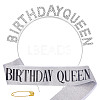 1Pc Birthday Queen Party Theme Alloy Rhinestone Hair Bands for Women AJEW-HY0002-47-1