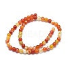 Natural Striped Agate/Banded Agate Beads Strands G-I254-03A-02-2