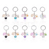 Alloy Enamel & Acrylic Keychain KEYC-TAC00033-1