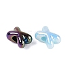 UV Plating Opaque Acrylic Beads OACR-N165-04-2