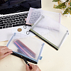 3Pcs 3 Colors Nylon Mesh Storage Zipper Bags ABAG-CN0001-59-3