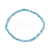 3mm Natural Apatite Beads Stretch Bracelet for Girl Women BJEW-JB07284-04-1