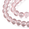 Transparent Glass Beads Strands GLAA-T032-T4mm-10-2