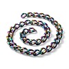 Handmade AB Color Plated Acrylic Twisted Chains & Cable Chains AJEW-JB00978-4