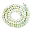 Anti-Tarnish Electroplate Rondelle Glass Beads Strands EGLA-T021-6mm-17-05-2
