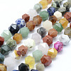 Natural Mixed Gemstone Beads Strands G-F523-25-8mm-1