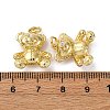 Brass Micro Pave Cubic Zirconia Pendants KK-P308-19G-3
