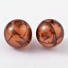 Colorful Resin Round Beads X-RESI-R284-12-M-3