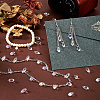 3Strands 3 Styles Electroplate Glass Faceted Teardrop Beads Strands EGLA-GA0001-29-5