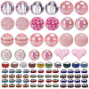 24Pcs 12 Styles Opaque Acrylic Beads MACR-BM0001-03C-1