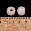 Natural Rose Quartz European Beads GG-CBA02C4-04A-3