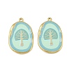 Printed 304 Stainless Steel Pendants STAS-C158-14G-04-1