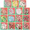 128G Christmas Theme Handmade Polymer Clay Cabochons CLAY-FS0001-51-2