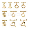  Jewelry 10 Sets 5 Styles Brass Toggle Clasps KK-PJ0001-25-2