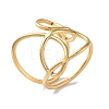 304 Stainless Steel Open Cuff Rings for Women RJEW-M020-07G-04-1