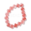 Cherry Quartz Glass Beads Strands G-K357-C02-01-3
