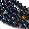 Natural Tiger Eye Beads Strands G-F591-18-10mm-09-3