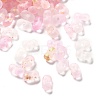 Gradient Color Transparent Frosted Acrylic Beads OACR-M023-06C-1