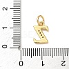 Brass Micro Pave Cubic Zirconia Charms KK-I382-03G-Z-3