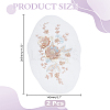 2Pcs Computerized Embroidery Cloth Iron on/Sew on Patches PATC-HY0001-93A-2