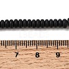 Natural Black Onyx(Dyed & Heated) Beads Strands G-P575-A37-4x2mm-5