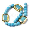 Synthetic Turquoise Beads Strands G-Q998-011-2