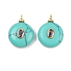 Synthetic Turquoise Pendants X-KK-B157-42G-09-1