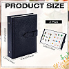 Imitation Leather Earring Displays Storage Book EDIS-WH0022-45B-2