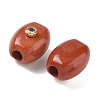 Natural Red Jasper European Beads GG-CBA105B-02D-G-2