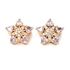 Brass Micro Pave Cubic Zirconia Beads CU-CBAEC99-33G-01-1
