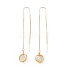 Natural White Moonstone Dangle Earrings EJEW-JE03592-02-1