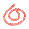 Natural Dyed Jade Beads Strands G-F601-A-3