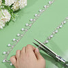 Glass Rhinestone Cup Chains CH-WH0014-01S-3