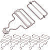 6Bags Adjustable Alloy Buckle FIND-CP0003-92A-1
