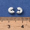 Brass Crimp Beads Covers FIND-Z039-13B-S-3