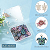  48Pcs 12 Styles Alloy Enamel Connector Charms FIND-TA0003-64-14