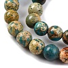 Dyed Natural Regalite/Imperial Jasper/Sea Sediment Jasper Beads Strands G-B124-C02-06-4